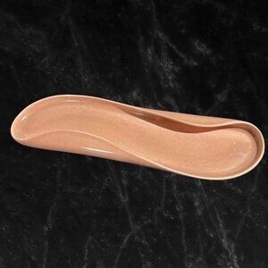 Vintage Russel Wright American Modern Steubenville Celery Tray in Coral